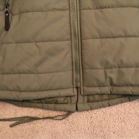 Maralyn Me Winter Coat Jacket Womens Large Junior Army Green Puffer Hooded - Picture 13 of 14